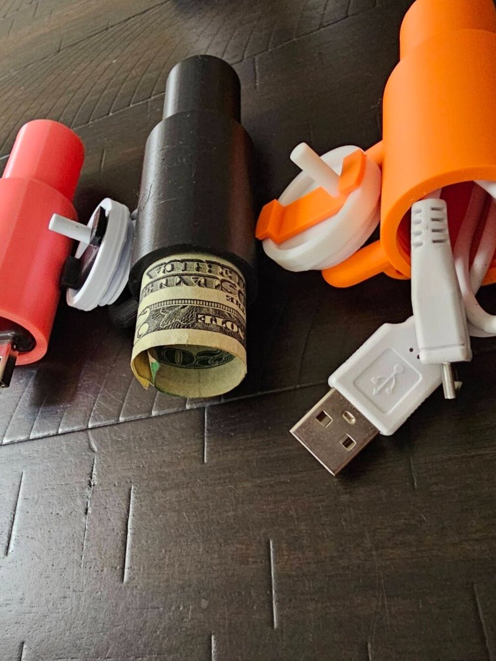 Tumbler Keychain Removable storage lid money hide - Picture 3 of 4